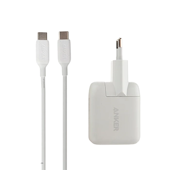 شارژر دیواری انکر مدل PowerPort PD 1 B2019LD3 18W به همراه کابل USB-C به USB-C